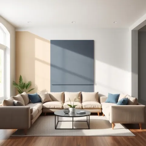 jak pomalować salon  inspiracje