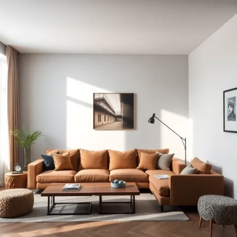 Jak rozjaśnić salon z ciemnymi meblami