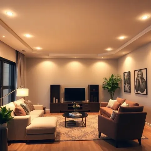 Jak Rozmieścić Halogeny W Salonie