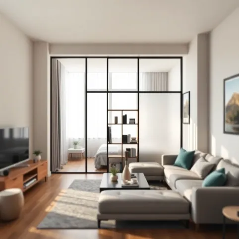 Jak wydzielić sypialnię w salonie