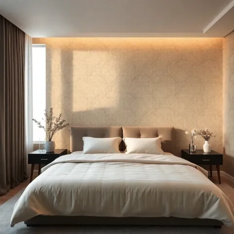 jaka tapeta do sypialni