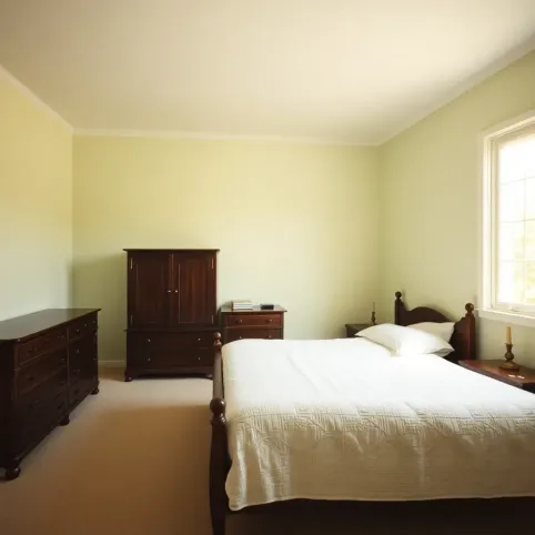 Jaki kolor ścian do sypialni z ciemnymi meblami