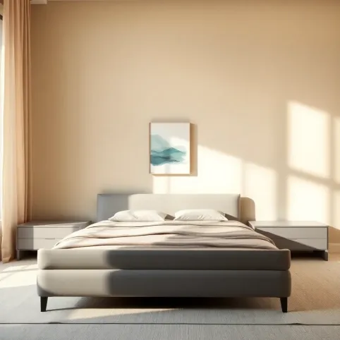 Jaki kolor ścian do szarych mebli w sypialni