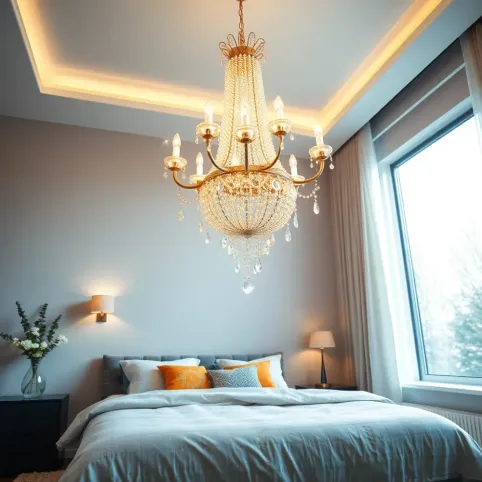 Jaki żyrandol do sypialni inspiracje