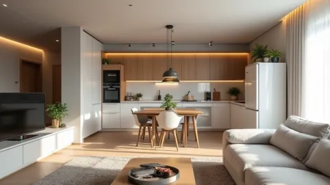 koszt przeniesienia kuchni do salonu Szczecin