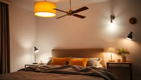 lampy do sypialni  inspiracje