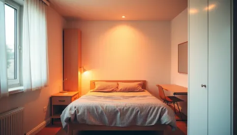 Mała sypialnia w bloku inspiracje