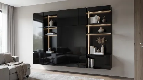 Nowoczesna meblościanka do salonu