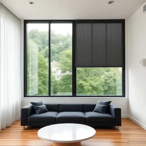 Nowoczesne aranżacje okien w salonie