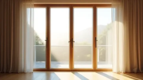 Nowoczesne panele okienne do salonu