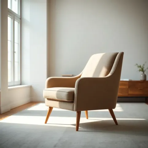 Nowoczesny fotel do sypialni