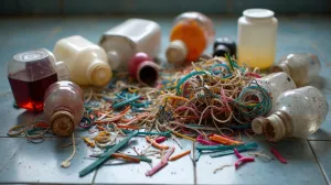 odpady z salonu fryzjerskiego