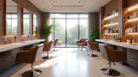 projektowanie salonów fryzjerskich