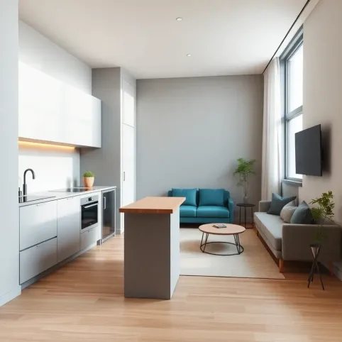 Przeniesienie kuchni do salonu w bloku koszt