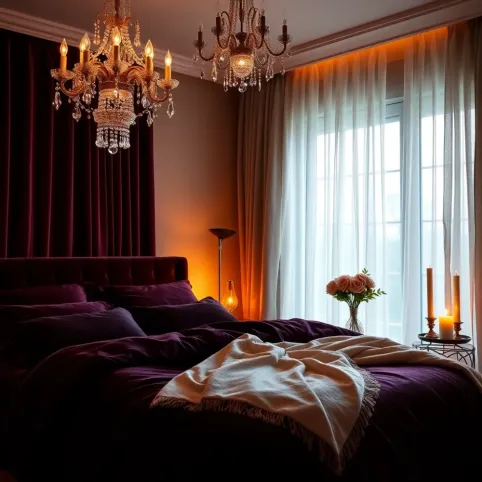 Romantyczna sypialnia inspiracje