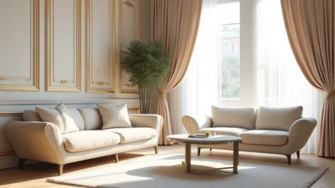 Salon w stylu francuskim inspiracje