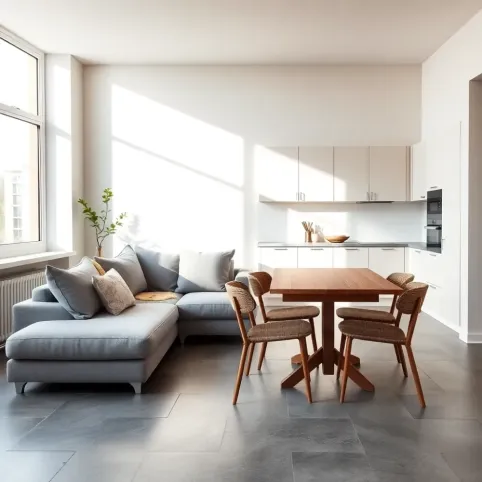 Salon z aneksem 32m2