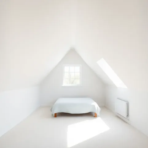 Sypialnia ze skosami jak pomalować