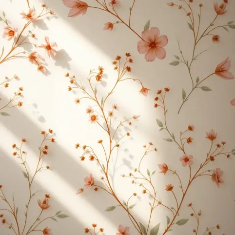 Tapety w kwiaty do sypialni