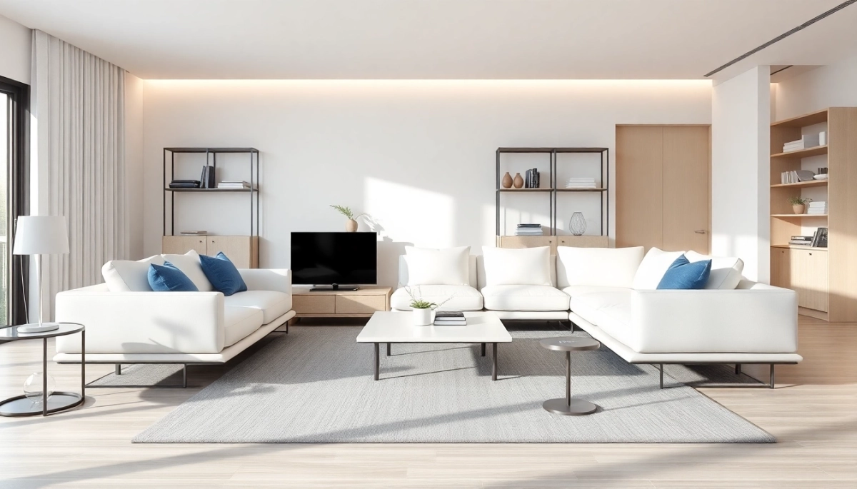 Styl nowoczesny salon