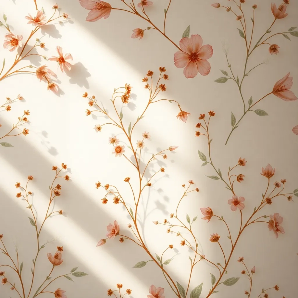 Tapety w kwiaty do sypialni