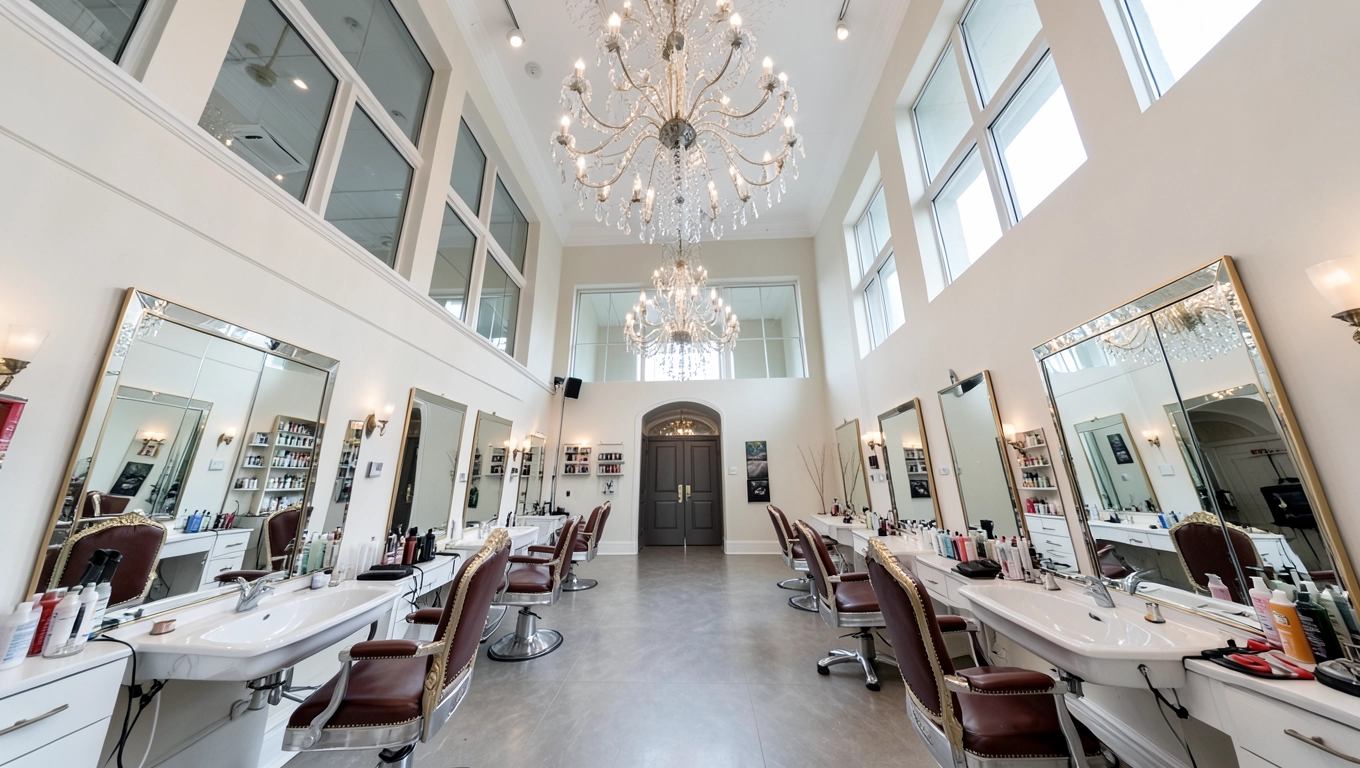 Wysokość salonu fryzjerskiego